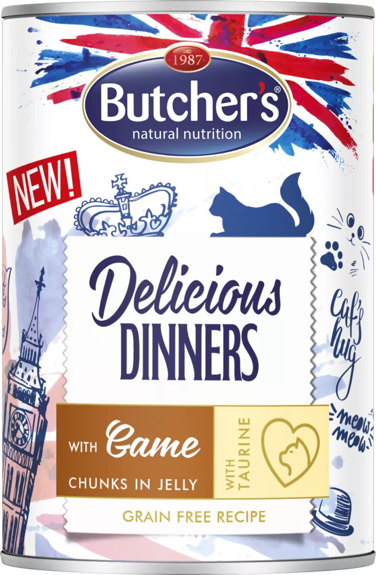 Mitrais barība kaķiem butcher`s Delicious Dinners