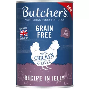 Консервы для собак butcher's Original Recipe в желе 400 г — курица, для взрослых