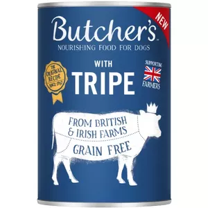 Консервированный влажный корм для собак Butcher's Original Tripe 400 г — говядина, для взрослых, влажность 80%