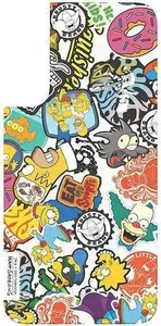 Protective panel for Frame Cover case Samsung Galaxy S22+ — GP-TOU021HOQYW, white (Simpsons Faces)