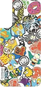 Panel Samsung frame cover panel for Galaxy S22 GP-TOU021HOYYW Simpson Faces white