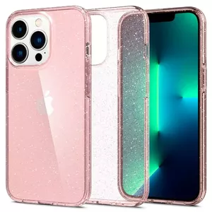 Чехол для смартфона Spigen ACS03256 для Apple iPhone 13 Pro, TPU, прозрачный розовый, для экрана 6.1"