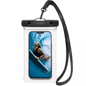 Spigen AquaShield A601 Melns, Caurspīdīgs