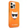 Karl Lagerfeld iPhone 13 Pro TPU Choupette Head Orange vāciņš Photo 2