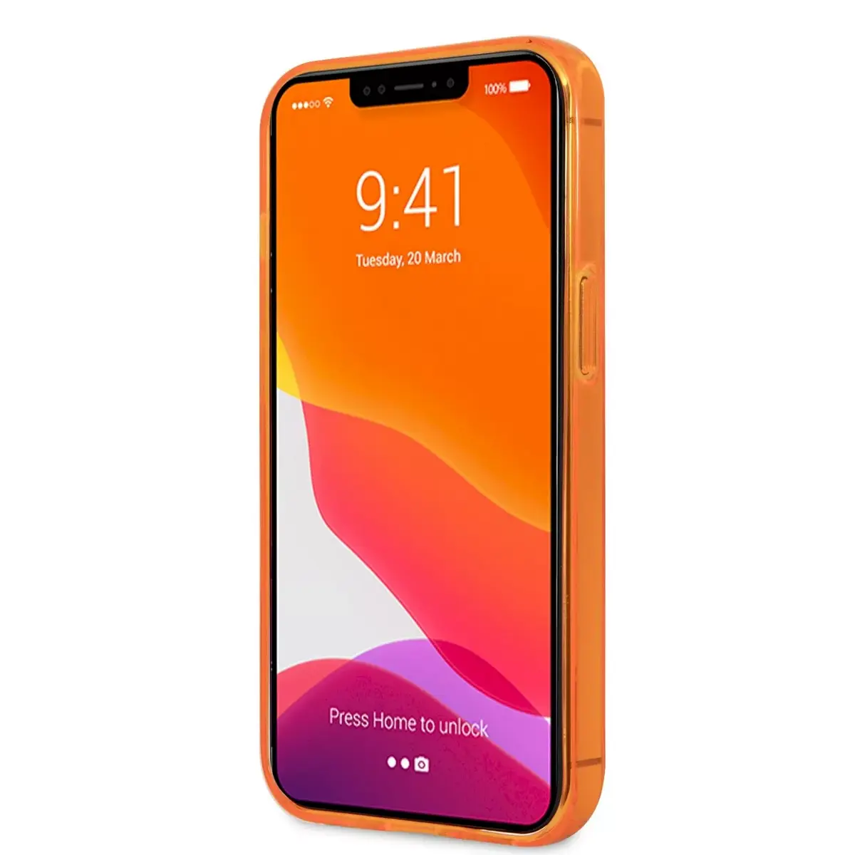 Karl Lagerfeld iPhone 13 Pro TPU Choupette Head Orange vāciņš Photo 3