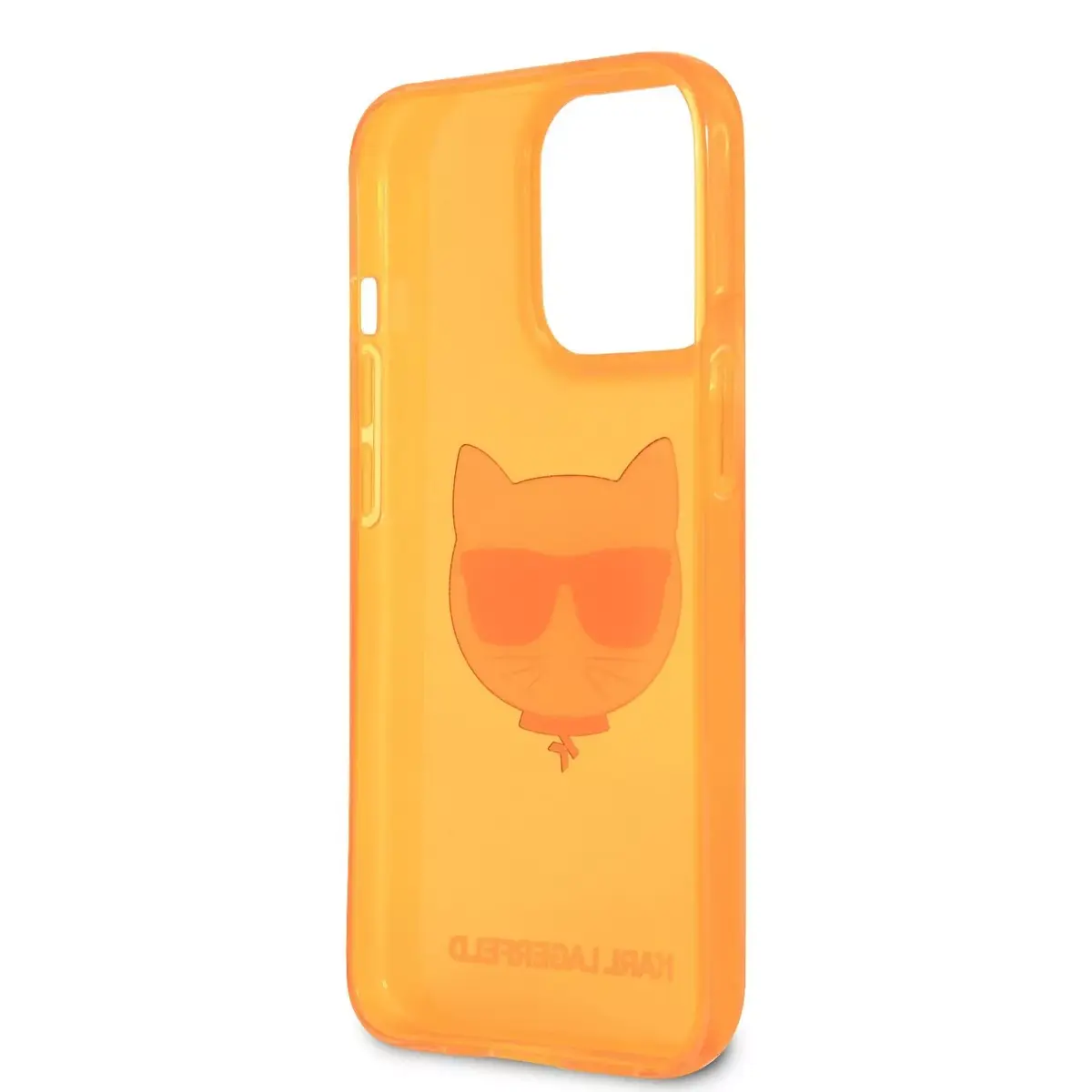 Karl Lagerfeld iPhone 13 Pro TPU Choupette Head Orange vāciņš Photo 4