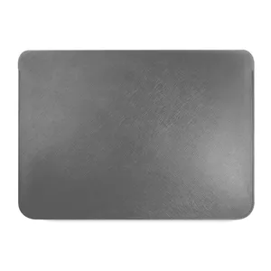 Laptop sleeve Karl Lagerfeld KLCS16PISFG 16" silver Saffiano, weight 0.64 kg