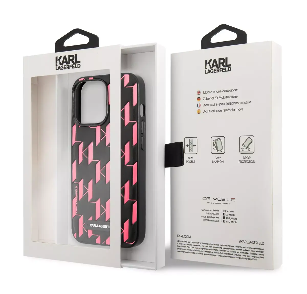 Hardcase Karl Lagerfeld KLHCP13LMNMP1P iPhone 13 Pro Photo 5