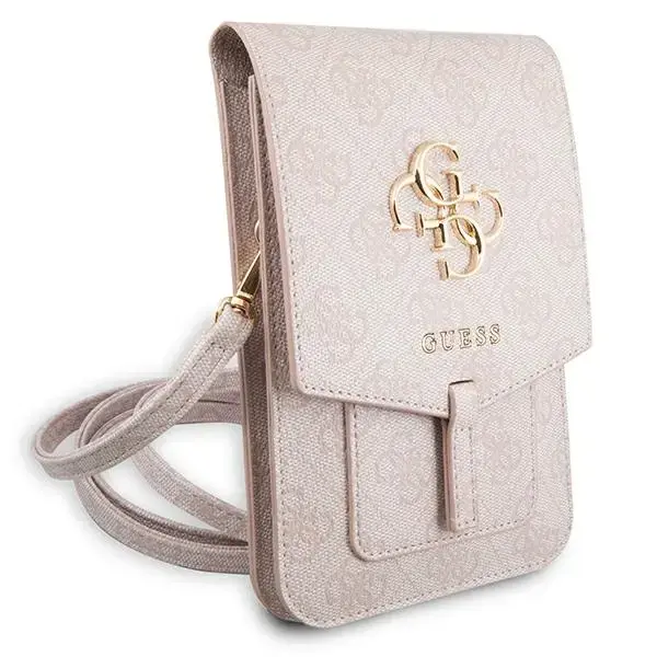 Phone Bag GUESS GUWBG4GFPI Pink 4G Big Logo Photo 2