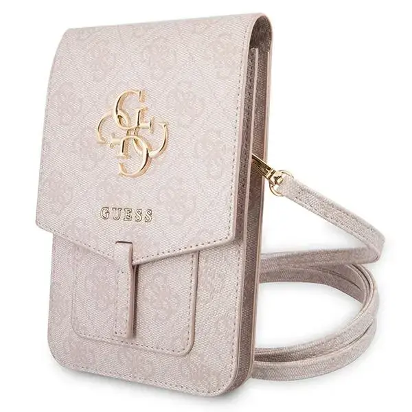 Phone Bag GUESS GUWBG4GFPI Pink 4G Big Logo Photo 3