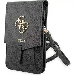 Сумка GUESS GUWBG4GFGR серого цвета — коллекция 4G Big Logo, компактная наплечная/кроссбоди