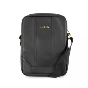 Tablet case GUESS GUTB10TBK 10" black Saffiano, lightweight protective sleeve 0.04 kg