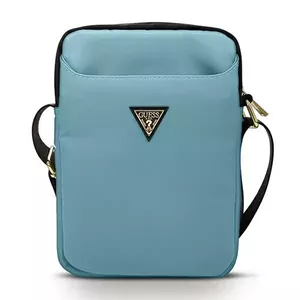 Tablet sleeve GUESS GUTB10NTMLLB 10" blue nylon with triangle logo