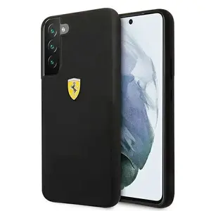 Ferrari mobilā tālruņa vāciņš priekš Samsung Galaxy S22+ 6.6" silikona melns