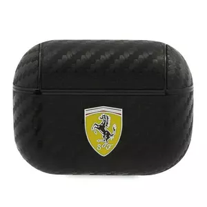 Ferrari FESAPCABK AirPods Pro cover czarny/black On Track PU Carbon