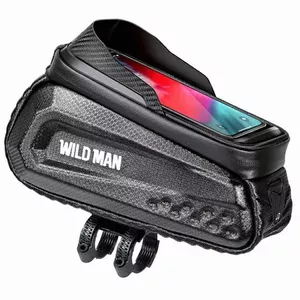 WILDMAN L ES3 velosipēda futrālis/turētājs melns/ melns rāmja pannier
