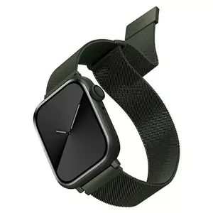 Ремешок Uniq Dante для Apple Watch Series 1–8, SE 42/44/45mm — нержавеющая сталь, зелёный