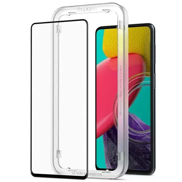 Spigen AGL04620 rūdīta stikla plēve Galaxy M53 5G Photo 5