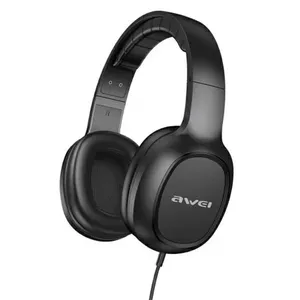 Uz auss uzliekamie Austiņas Awei GM-6 ar 3,5 mm spraudni, melnas