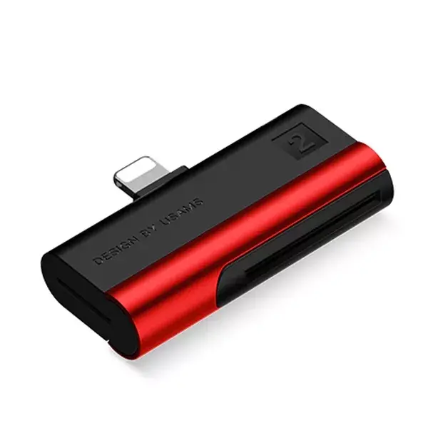 USAMS SJ430 Lightning Card Reader for SD/microSD Photo 2