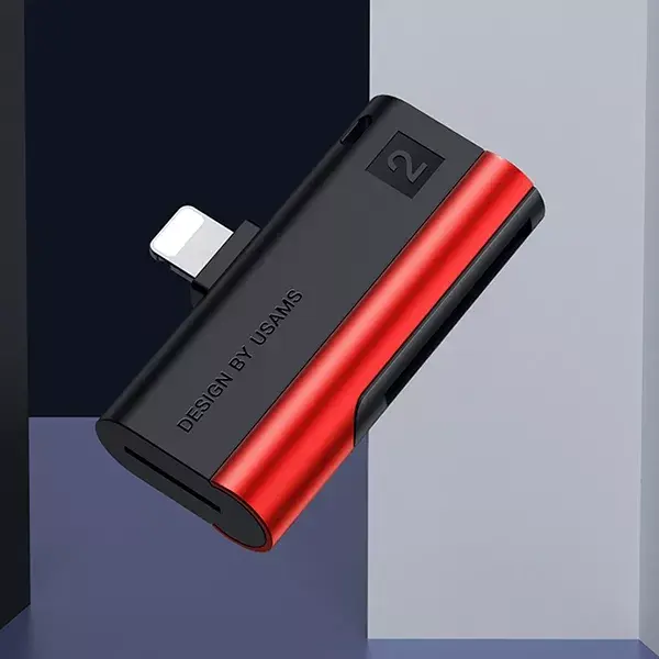 USAMS SJ430 Lightning Card Reader for SD/microSD Photo 11