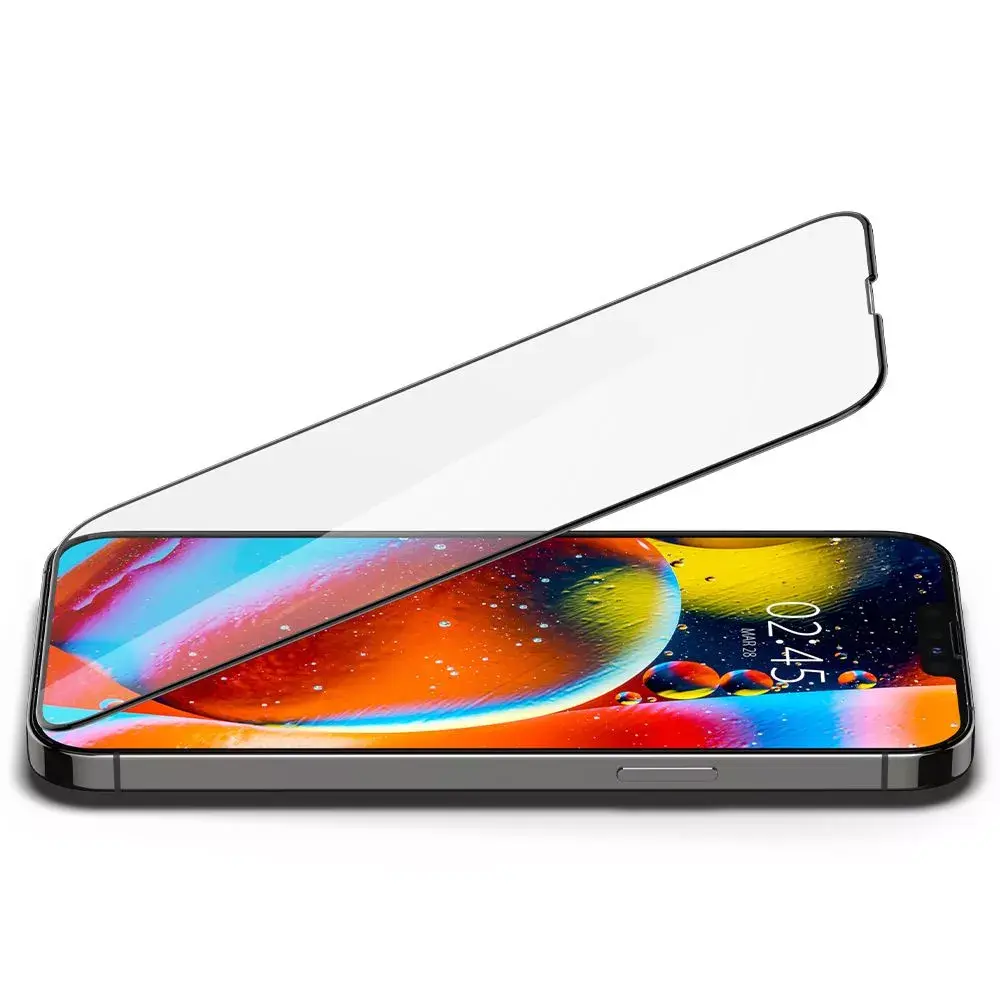 Spigen AGL03383 rūdīts ekrāna aizsargs — iPhone 13 Pro Max Photo 3