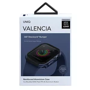 Защитный чехол Uniq Valencia для Apple Watch 40 мм — Atlantic Blue