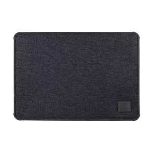 Laptop sleeve Uniq Dfender 16 — protective sleeve for 16" laptops, charcoal black, 0.425 kg