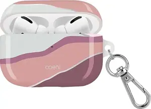 Protective case UniQ Coehl Ciel for AirPods Pro — pink / sunset pink