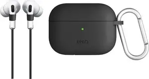 Uniq protective silicone case for AirPods Pro Vencer — charcoal dark grey