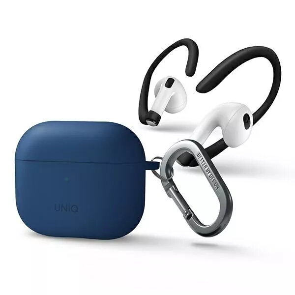 Silikona aizsargvāciņš ar ausu āķiem AirPods