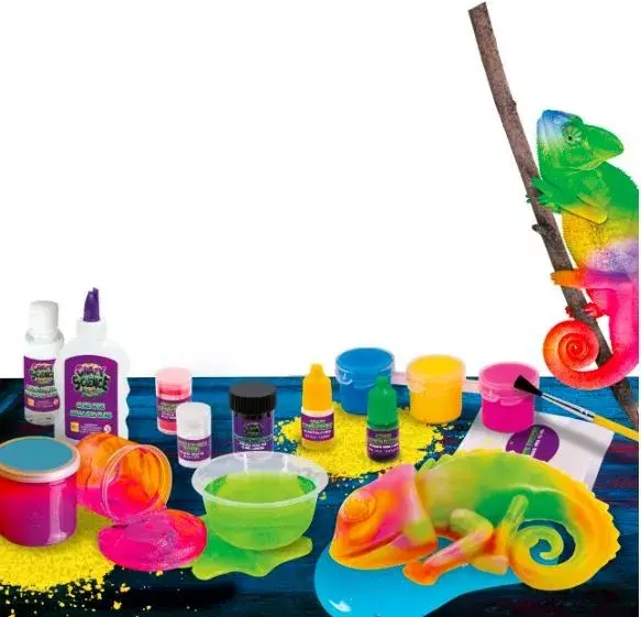Liscianigiochi Science Kit Crazy Science Slime Chameleon Photo 16