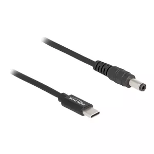 DeLOCK Laptop Charging Cable USB Type-C male to 5.5 x 2.1 mm male 1.5m 20V 3A