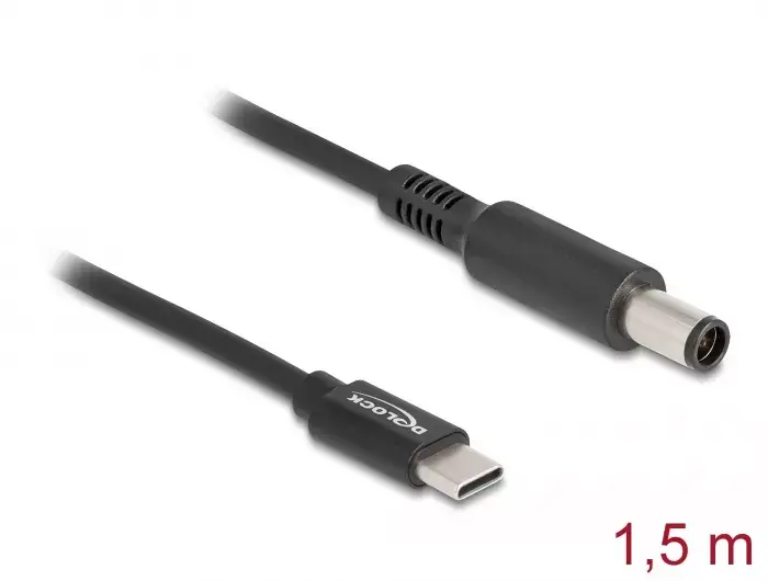 DeLOCK portatīvā datora uzlādes kabelis USB Type-C uz Dell 7.4 x 5.0 mm Photo 2