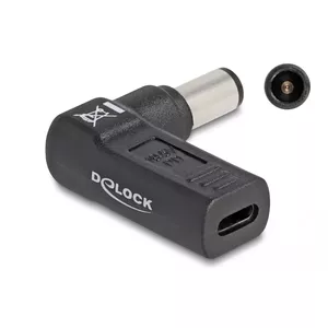DeLOCK Adapter USB Type-C female to Dell 7.4 x 5.0 mm male 90° angled