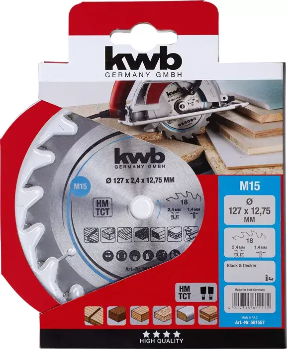 Пила дисковая KWB 581557 Photo 2