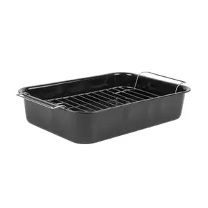 Russell Hobbs CW9161EU 34cm Enamel Roaster with Rack