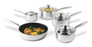 Russell Hobbs Classic Collection Набор посуды 5 предметов Нержавеющая сталь Антипригарное покрытие Индукция Газ Электро