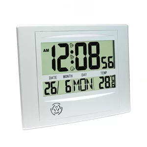 Цифровые часы будильник Platinet PZACH104 Серый ЖК Температура 0-50°C