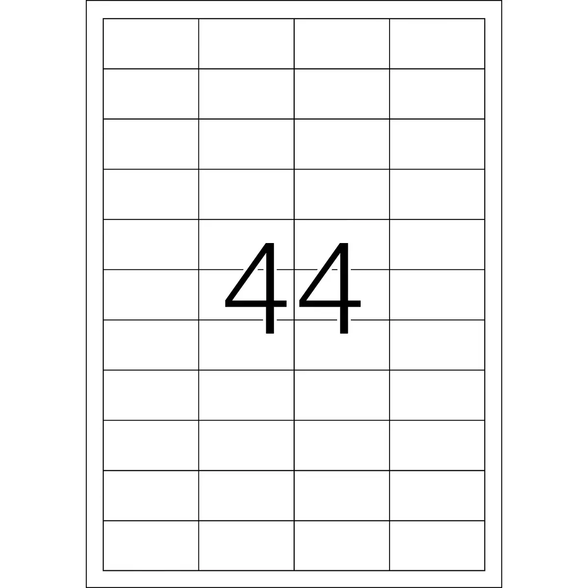 Labels HERMA Premium A4 48.3x25.4 mm Photo 2