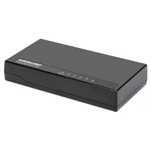 Intellinet 5-portu Gigabit Ethernet slēdzis galda izmēra plastmasas IEEE 802.3az melns