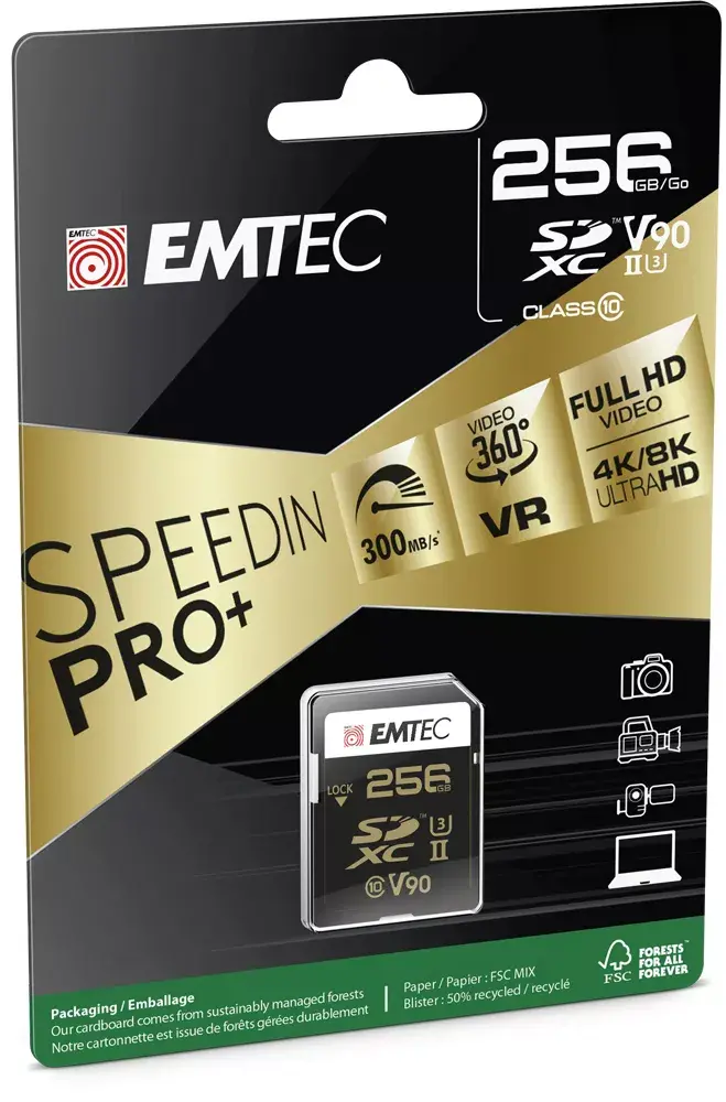 Flash Memory Emtec 256 GB SpeedIN Pro+ Photo 2