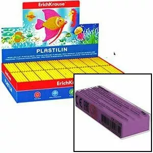 Plastilīns 18g. ceriņu,  ErichKrause