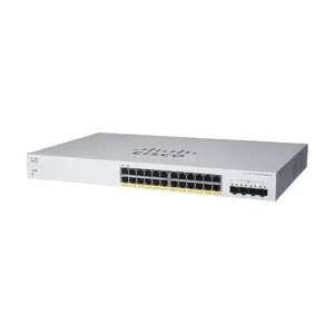 Managed Switch Cisco CBS220-24FP-4X-EU-RF L2 Gigabit Ethernet 24 Ports PoE