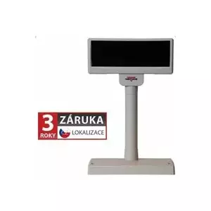 Virtuos klientu displejs FV-2029M, 2 x 20 simboli 9 mm, RS232, ar +12V barošanas avotu