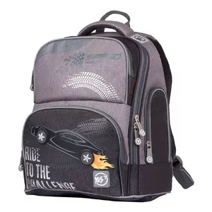 Mugursoma YES S-30 Juno Max Grey – bērnu skolas mugursoma, modelis 550-05807