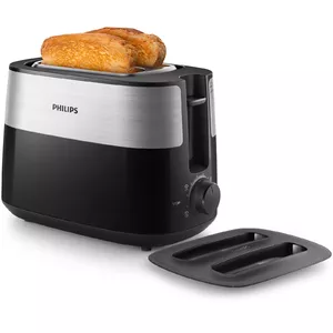 Philips Daily Collection HD2517/90 toaster 8 2 slice(s) 830 W Black, Silver