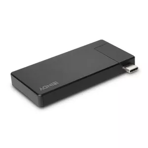 Lindy 43336 dokstacija Vadu USB 3.2 Gen 1 (3.1 Gen 1) Type-C Melns
