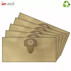 Мешки для пылесоса Invest IZ-L4XL бумажные, Eco XL размер, 5 шт.