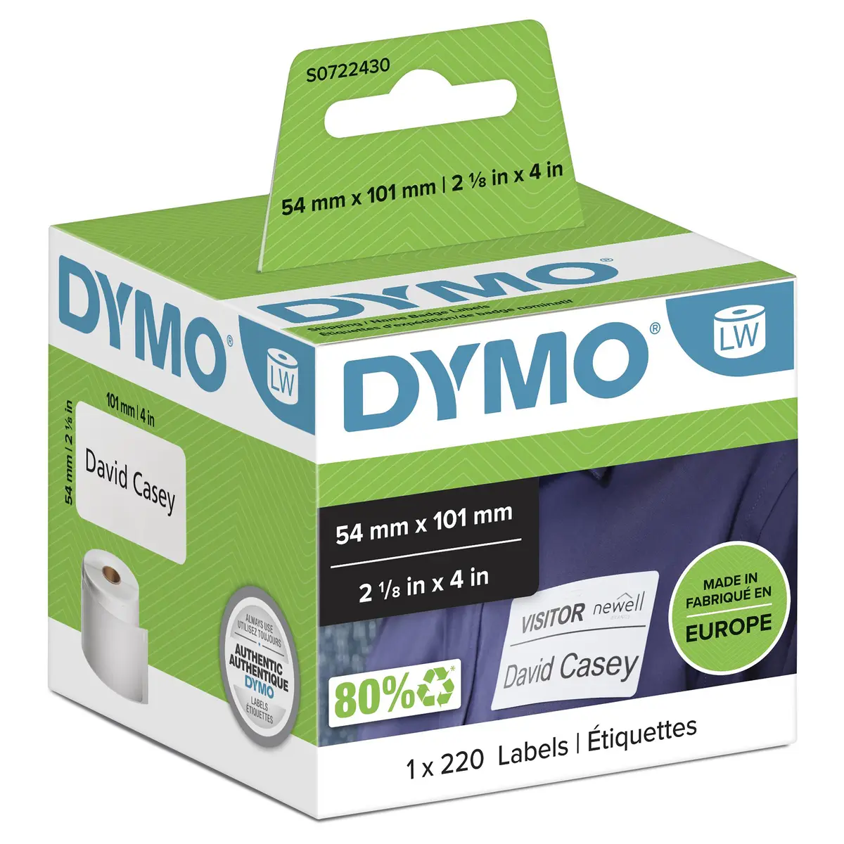 DYMO LabelWriter 99014 Lielas piegādes etiķetes